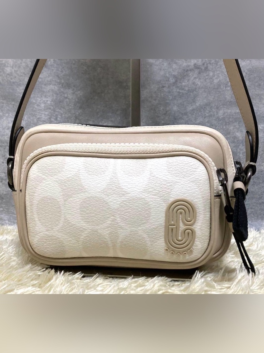 Coach Mini Edge Double Pouch Crossbody Bag 1289